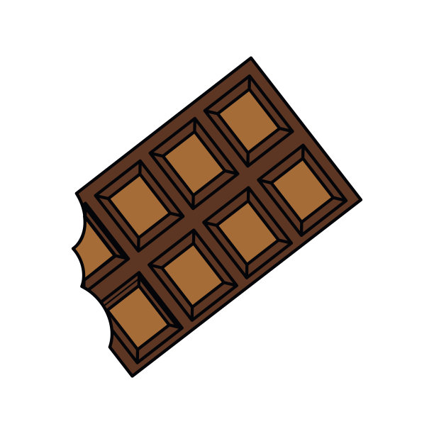 美味的巧克力棒图片下载