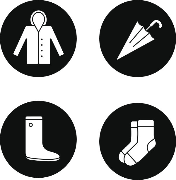 秋天的天气图标图片下载