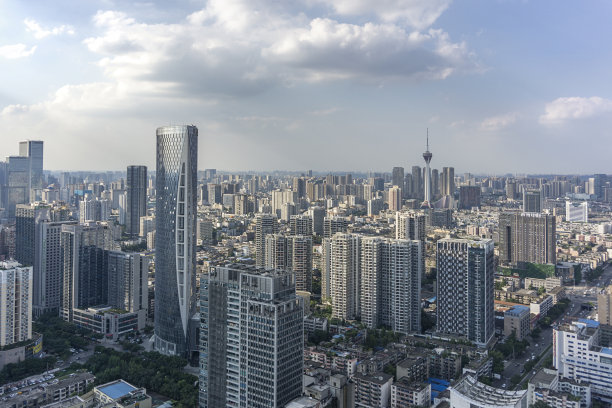 成都天际鸟瞰图图片下载