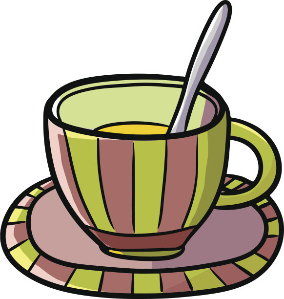 2色茶杯。图片下载