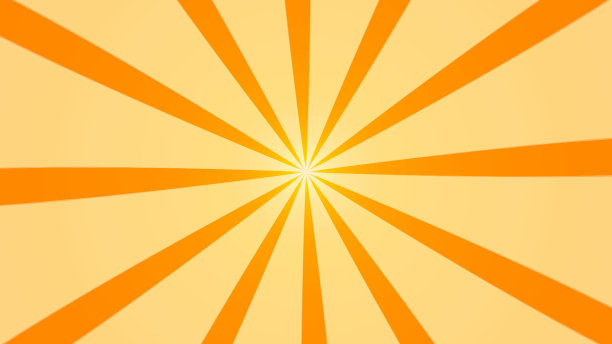 抽象背景与日光的动画。复古的径向背景。三维渲染图片下载
