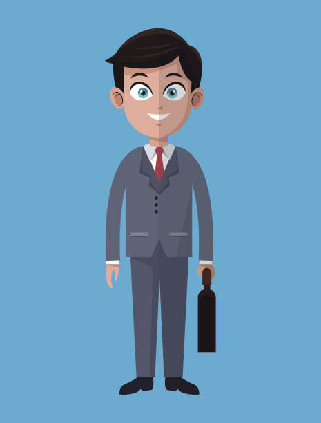 卡通商人成功工作与作品集图片下载