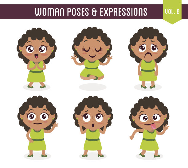 女人的姿势和表情(第8 / 8卷)图片下载