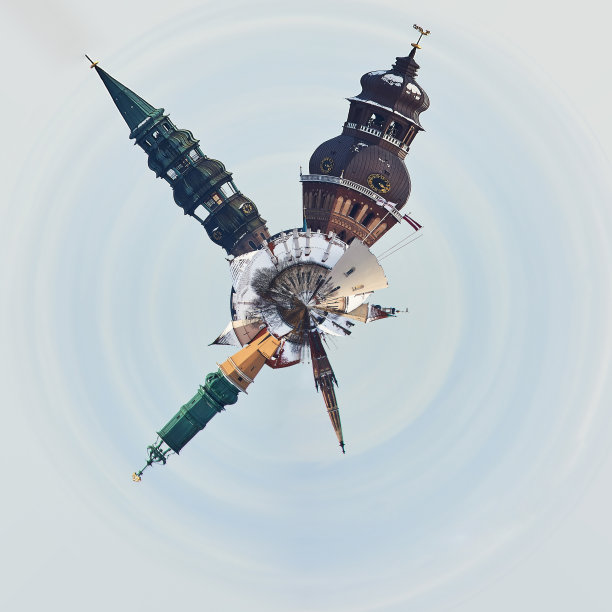 老里加的天际线图片下载