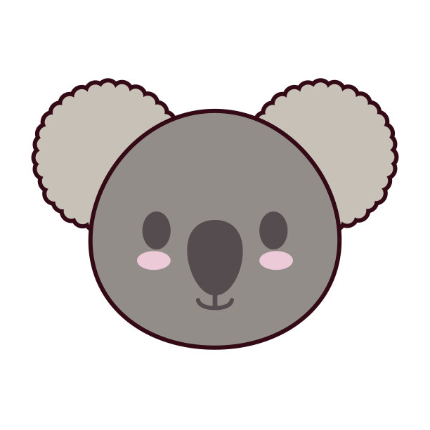 卡哇伊的动物图标图片下载