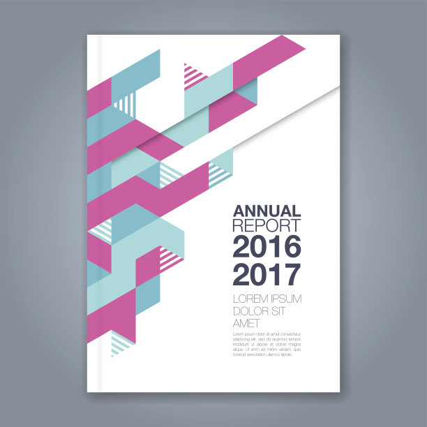 抽象最小几何形状多边形设计背景为企业年报书封面小册子传单海报图片下载