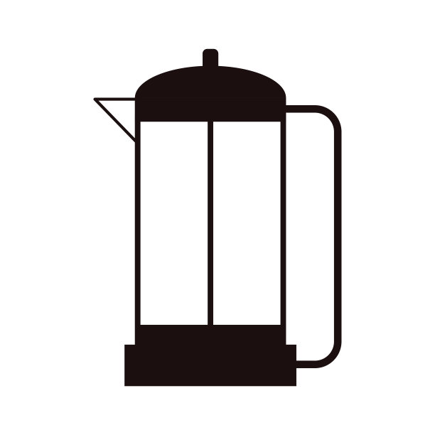 法式压咖啡机图标图片下载
