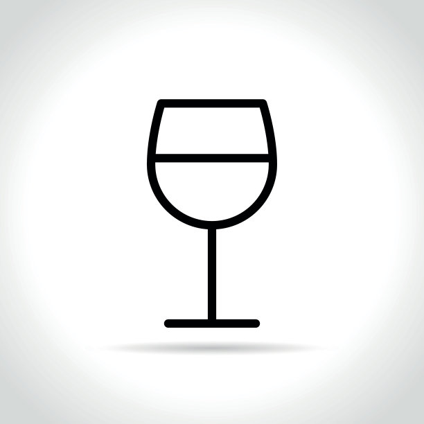 白色背景上的玻璃图标图片下载