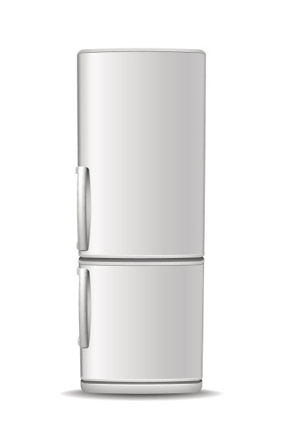 冰箱冷冻隔离白色图片下载