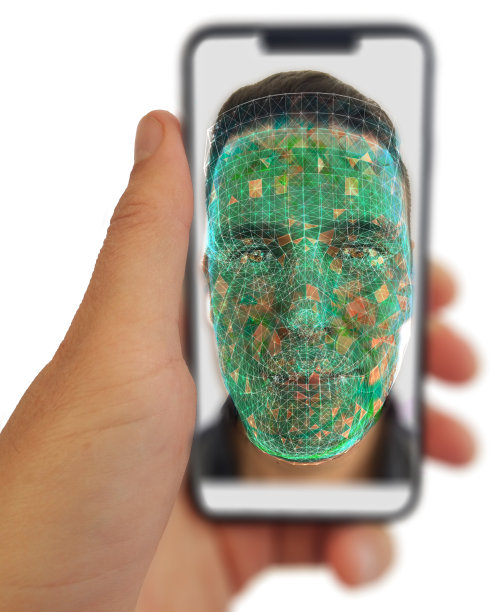 智能手机面部扫描3D摄像头和软件图片下载