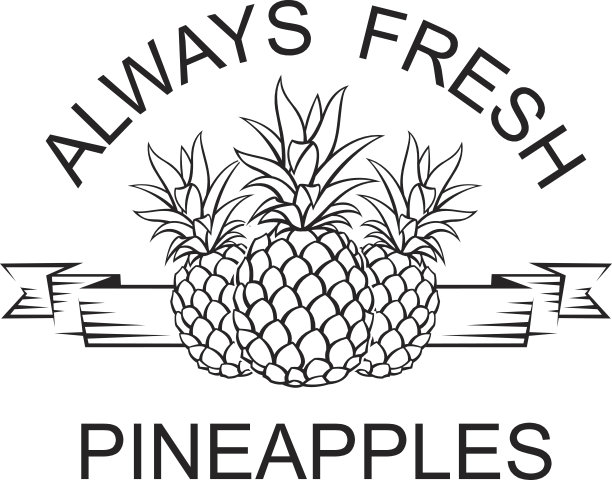 菠萝果图案图片下载