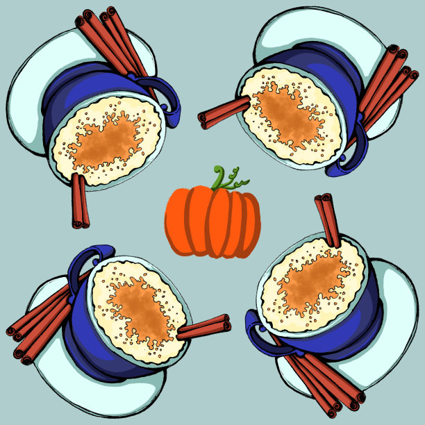 南瓜香料模式图片下载