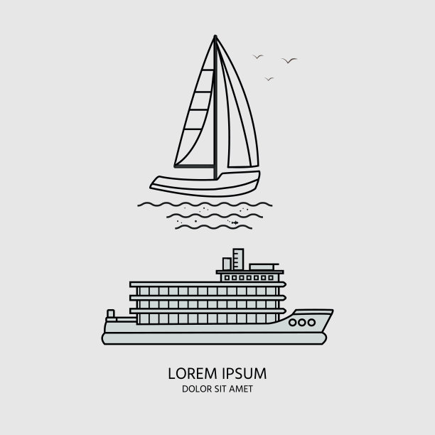 收藏航海车辆:帆船，船，船，豪华图片下载