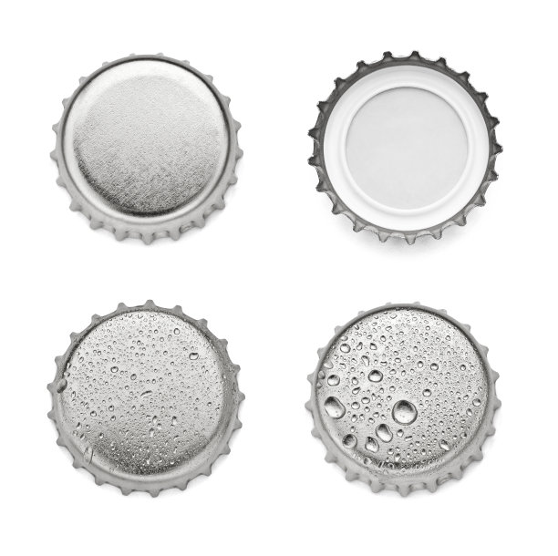 金属瓶盖饮料图片下载