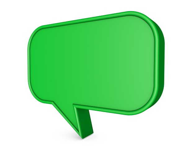 空白3D语音泡泡图片下载