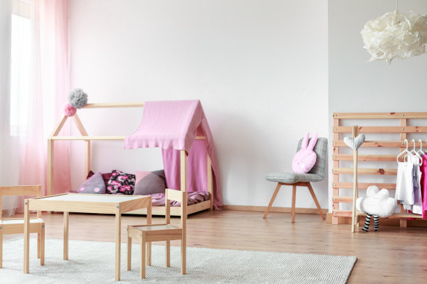 斯堪的纳维亚风格女孩卧室图片下载