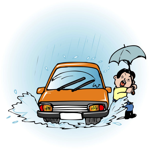 泥浆溅开车图片下载