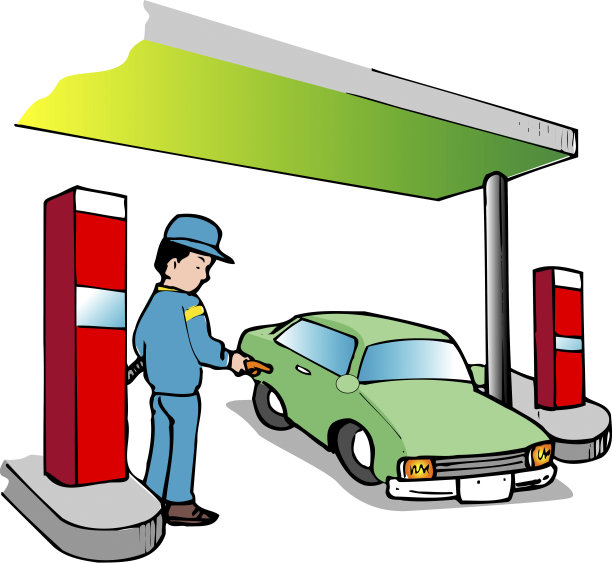 加油站图片下载