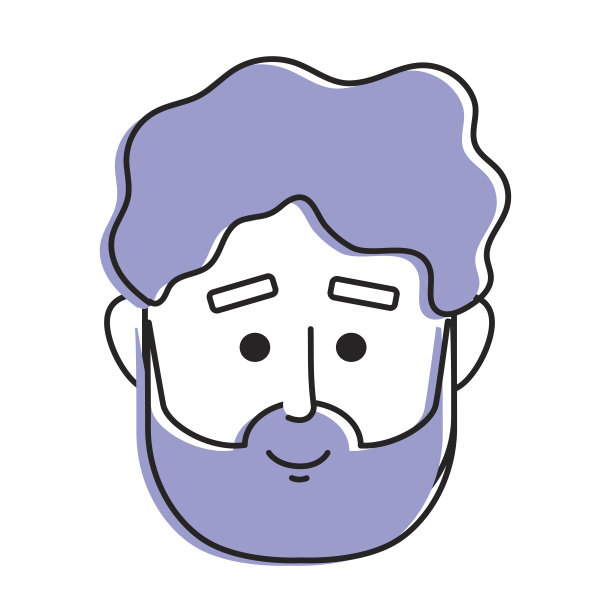 男人的脸与发型设计图片下载