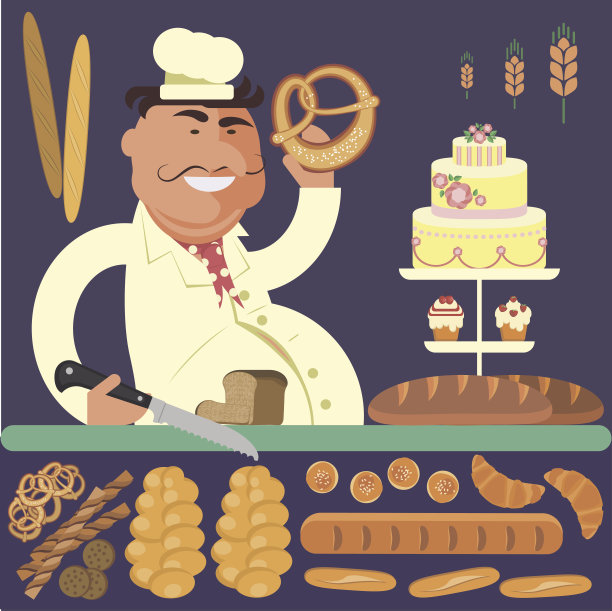 烘焙店兼厨师图片下载