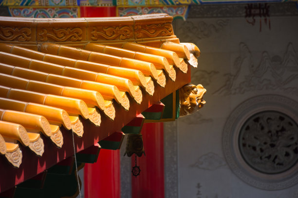 中国寺庙的建筑艺术图片下载