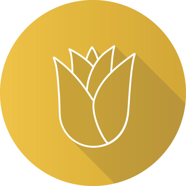 玫瑰花蕾的图标图片下载