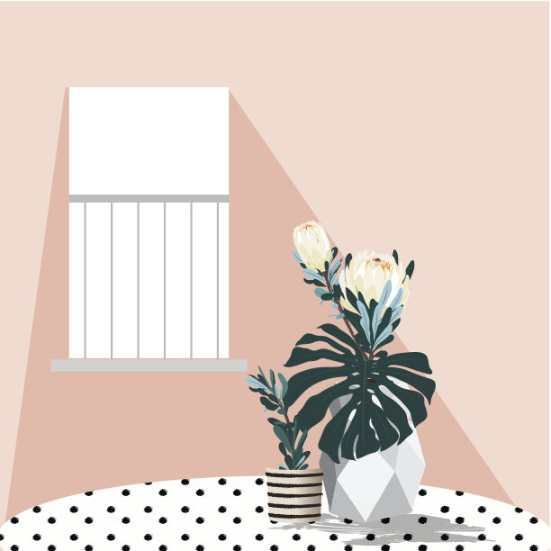 一个盛有水和花的玻璃罐子放在陶瓷上图片下载