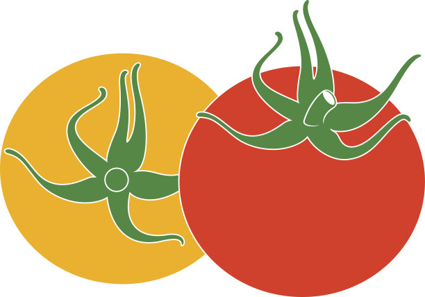 红色的西红柿。白色背景上孤立的番茄图片下载