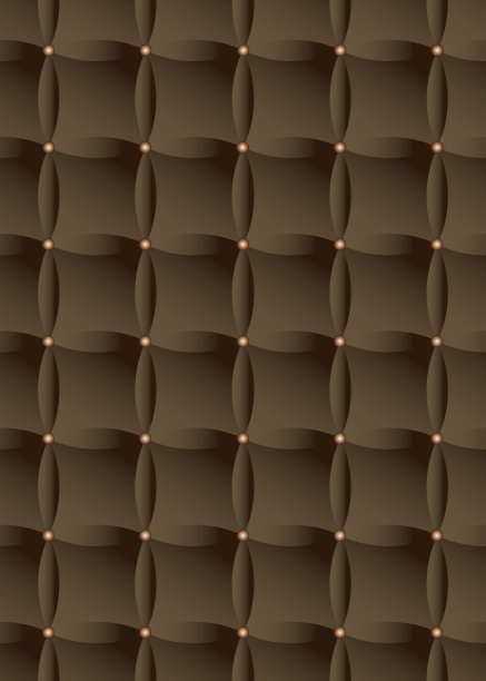 矢量图的深棕色绗缝皮革图片下载