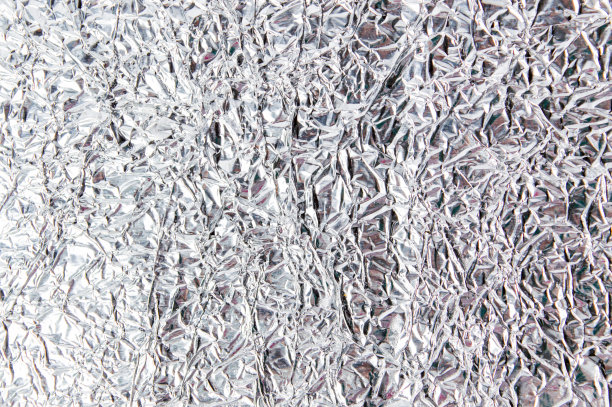 铝箔光泽皱折的背景图片下载