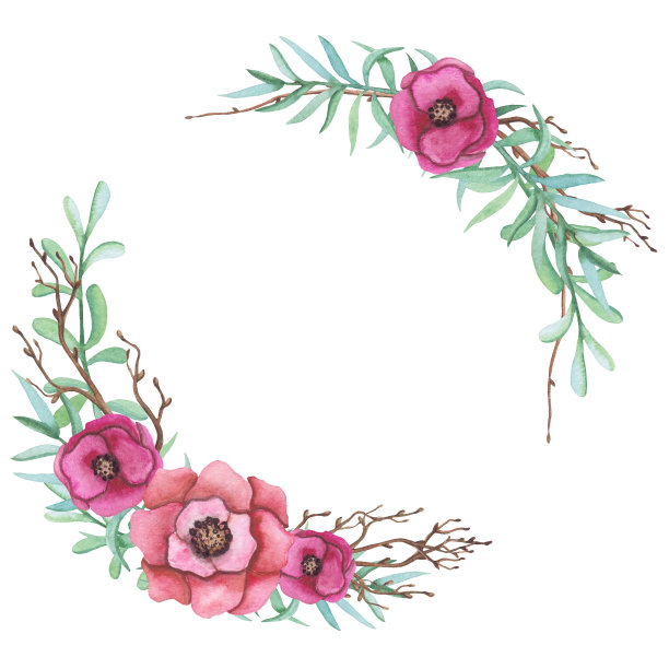 花鸟插画素材ID：309821880