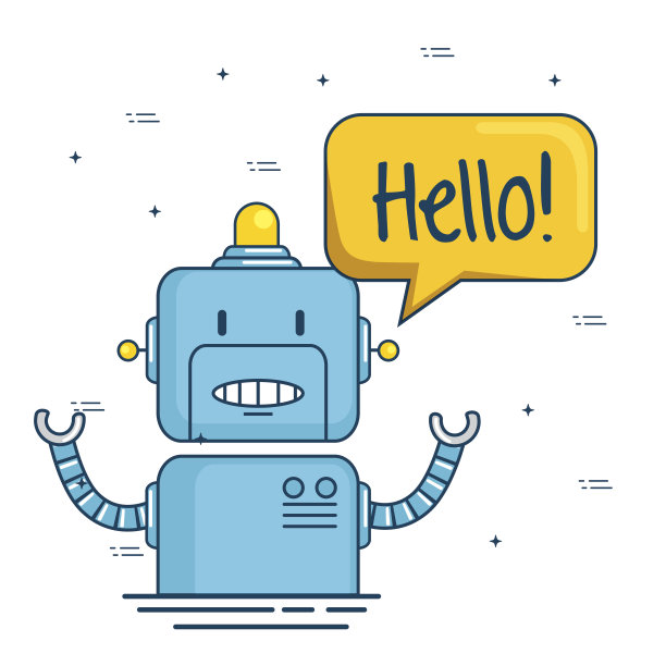 可爱卡通机器人技术图片下载