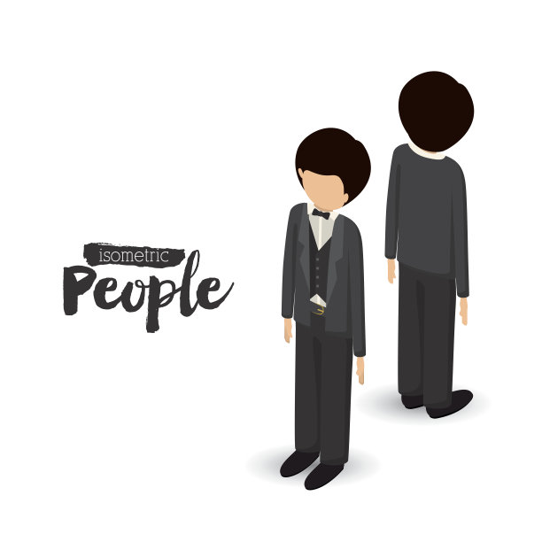 等距的人设计图片下载