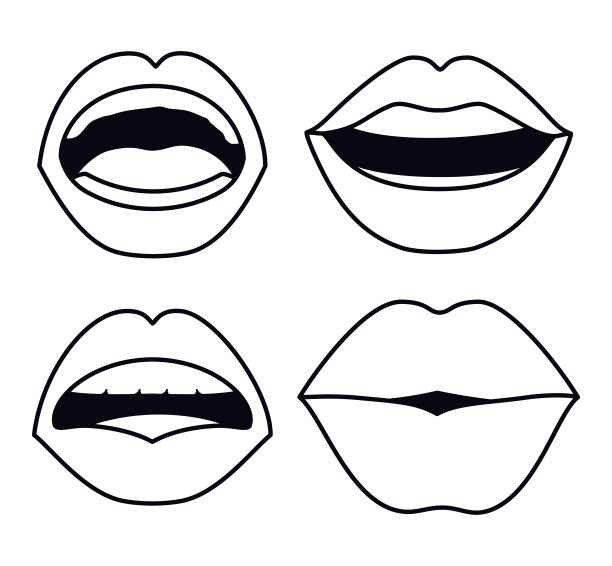 设置嘴唇女性d图标图片下载