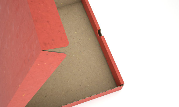 3d渲染披萨纸板盒图片下载