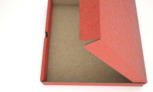 3d渲染披萨纸板盒图片下载