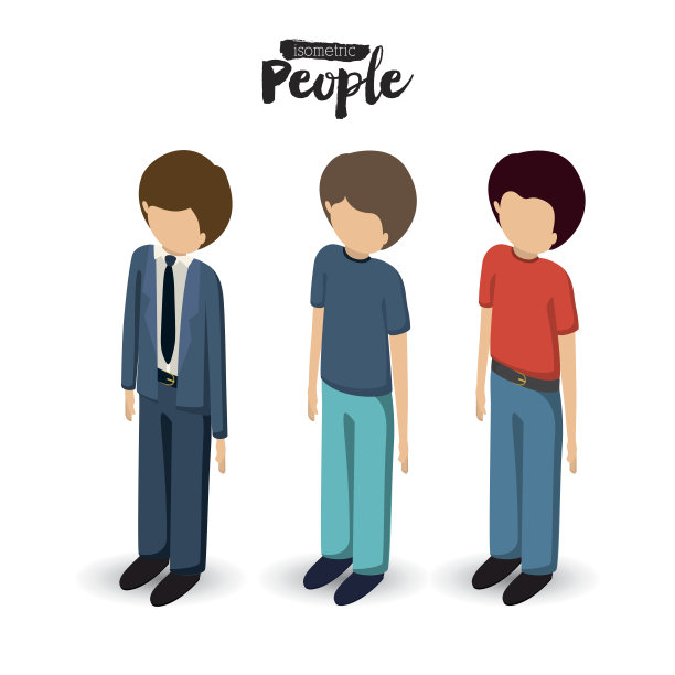 等距的人设计图片下载