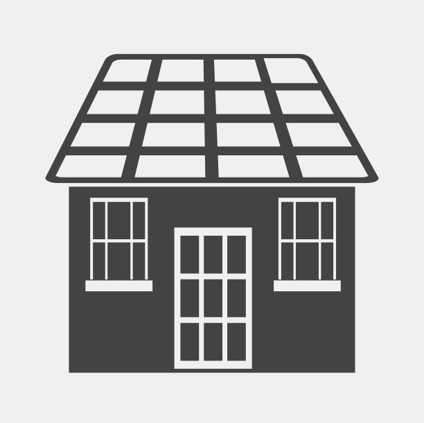 智能家居设计。科技图标。矢量图形图片下载