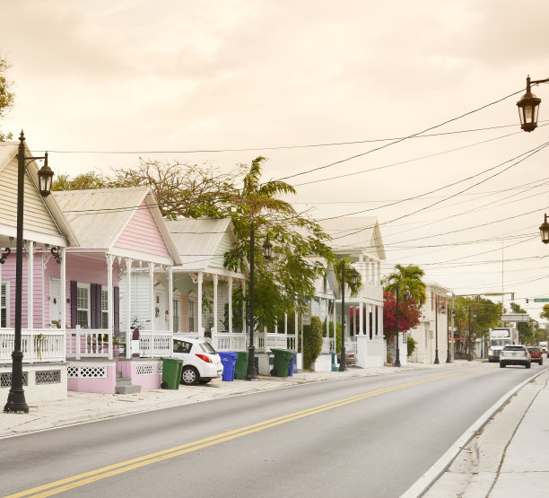 街上的房子图片下载