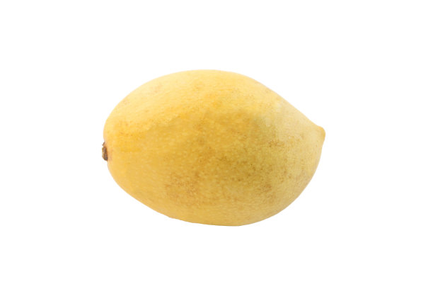 黄色芒果孤立在白色背景。成熟的金色芒果工作室为食品包装设计照片。图片下载