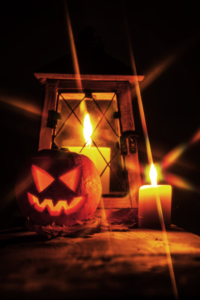 万圣节南瓜和灯笼图片下载