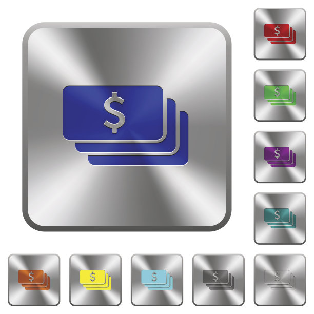 美钞圆角方钢钮图片下载