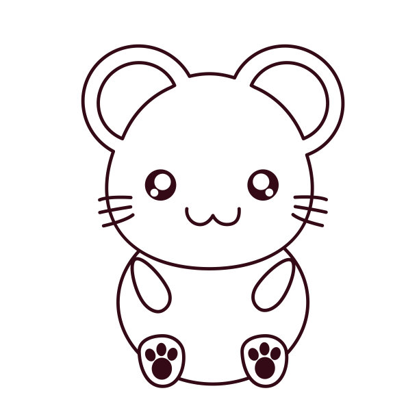 卡哇伊的动物图标图片下载