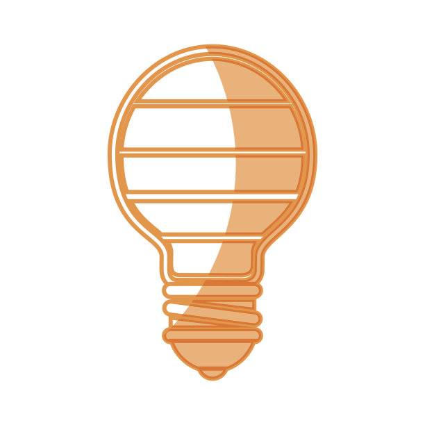 大创意灯泡的象征图片下载