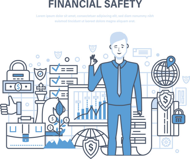 金融安全与支付安全、保险、保护、购买、转账图片下载