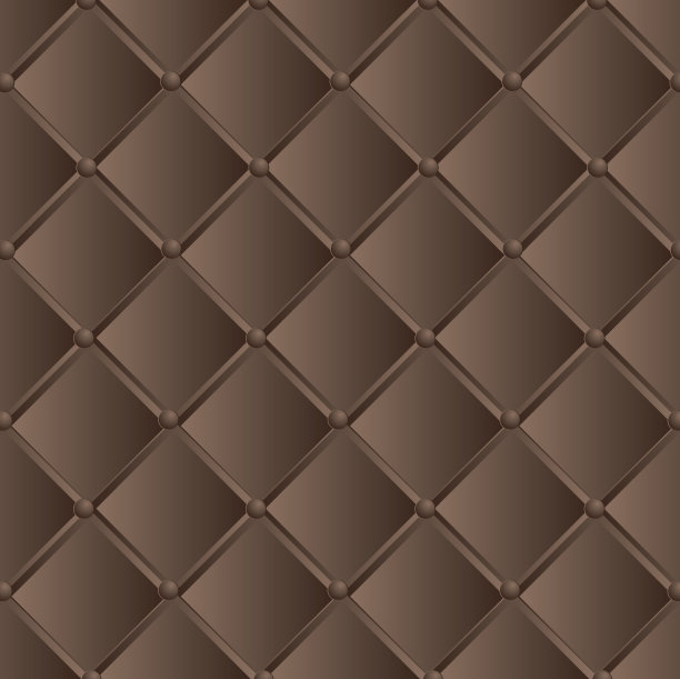 矢量图的深棕色绗缝皮革图片下载
