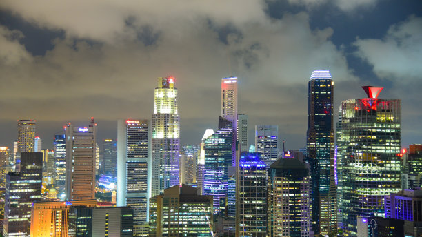 新加坡城市全景图片下载