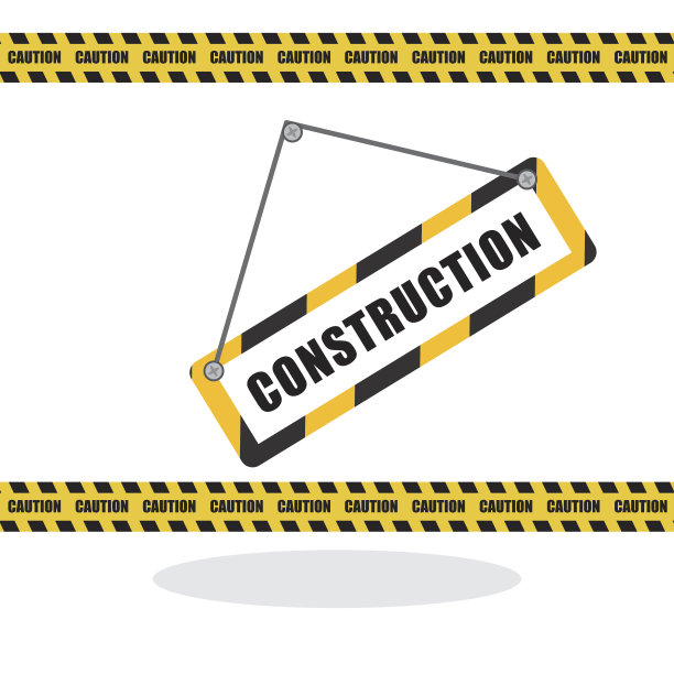 建筑设计。工作图标。修复概念，矢量插图图片下载