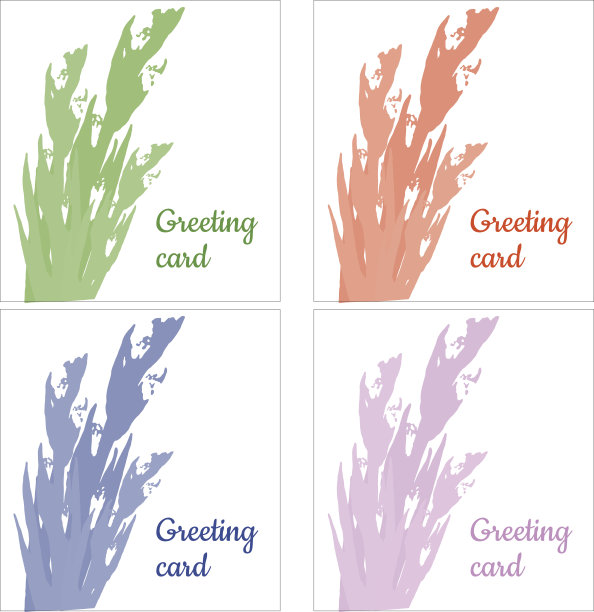 美丽的剑兰孤立在白色的背景。矢量插图。贺卡模板图片下载