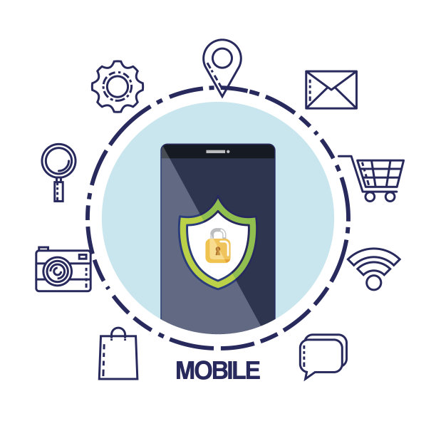 手机安全系统信息技术图片下载